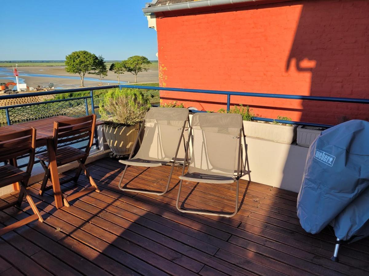 Vue Et Terrasse Panoramique Sur La Baie De Somme Apartment Saint-Valéry-sur-Somme Exterior photo